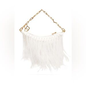 Cult Gaia Gia Embellished Shoulder Bag (white)